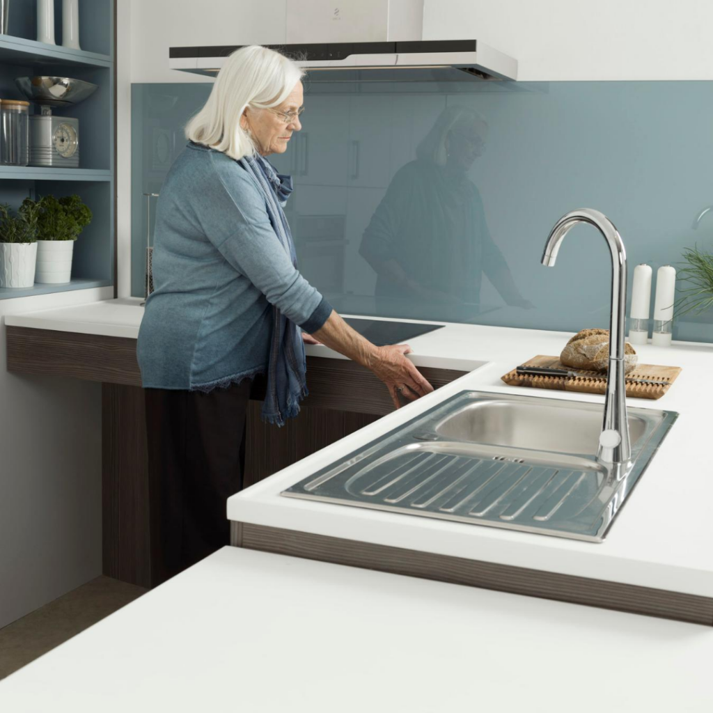 Accessible Kitchen Design - Rise & Fall Electronic Worktop