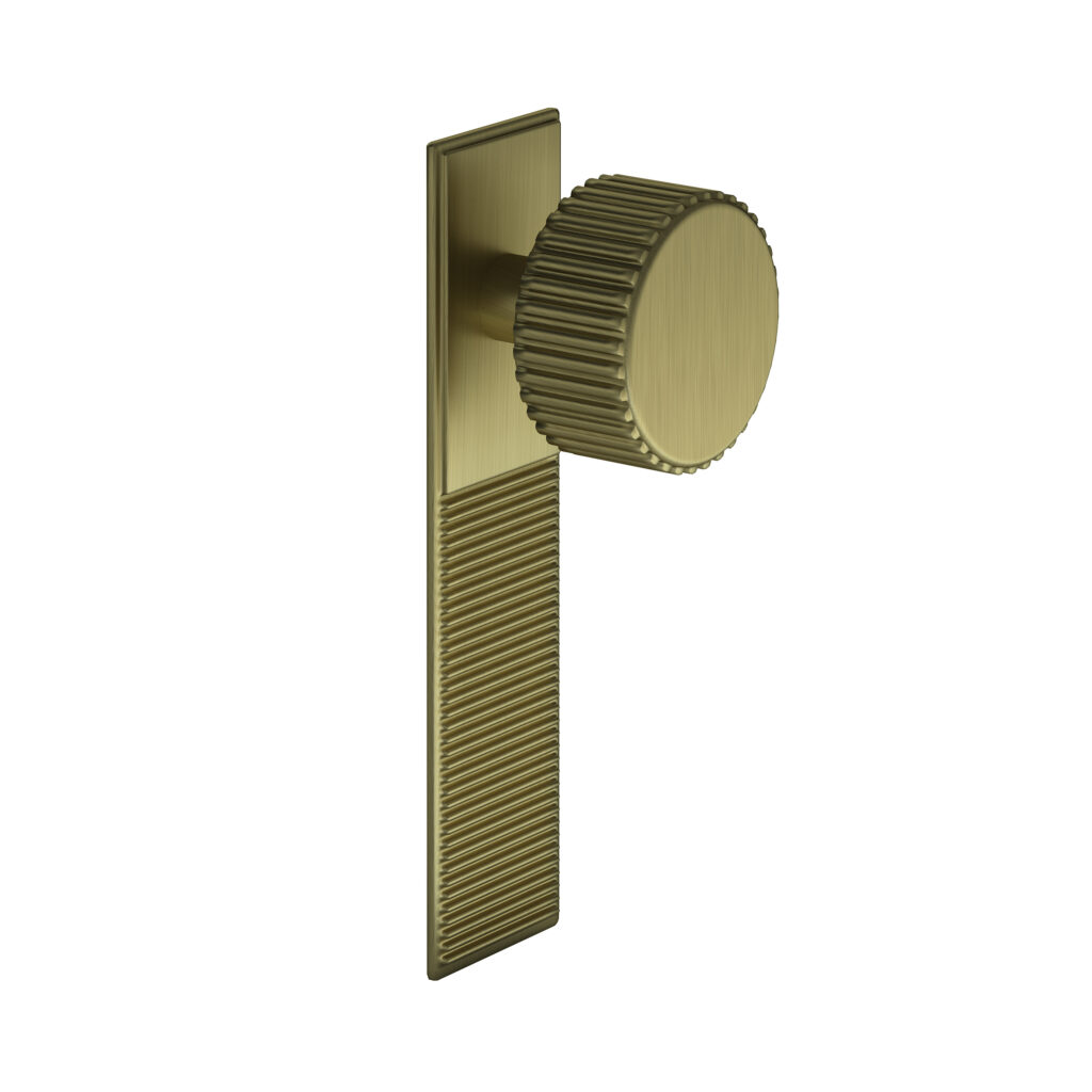 Barrington Brass Knob with Backplate