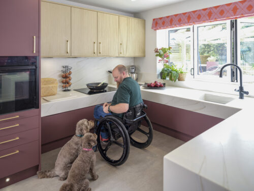 Adjustable height work surface