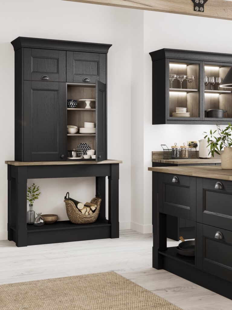 Waterford Black - Dresser Cabinet